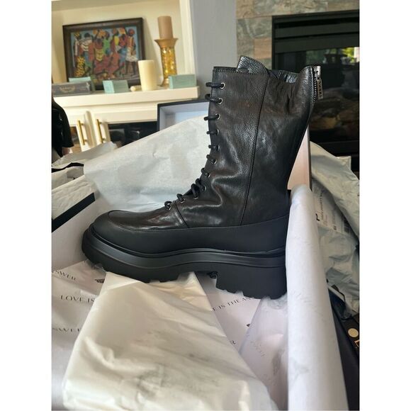 LITA by Ciara Chelsea Lace up Leather Boots - Picture 7 of 7